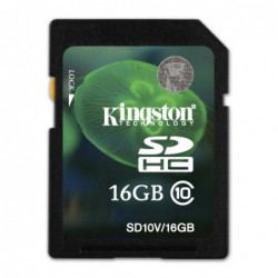 Carte mémoire SDHC Kingston 16Go Class 10