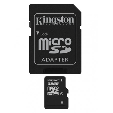 Carte mémoire Kingston Micro SD HC 32Go class 4