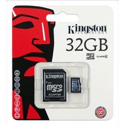 Carte mémoire Kingston Micro SD HC 32Go class 4