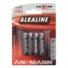 Piles Ansmann alcaline AAA LR03 1.5V x4