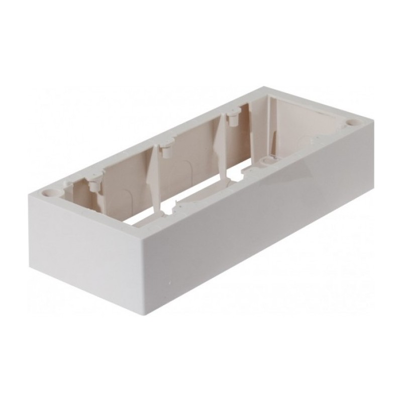 Boitier en saillie 3 emplacements 45x45