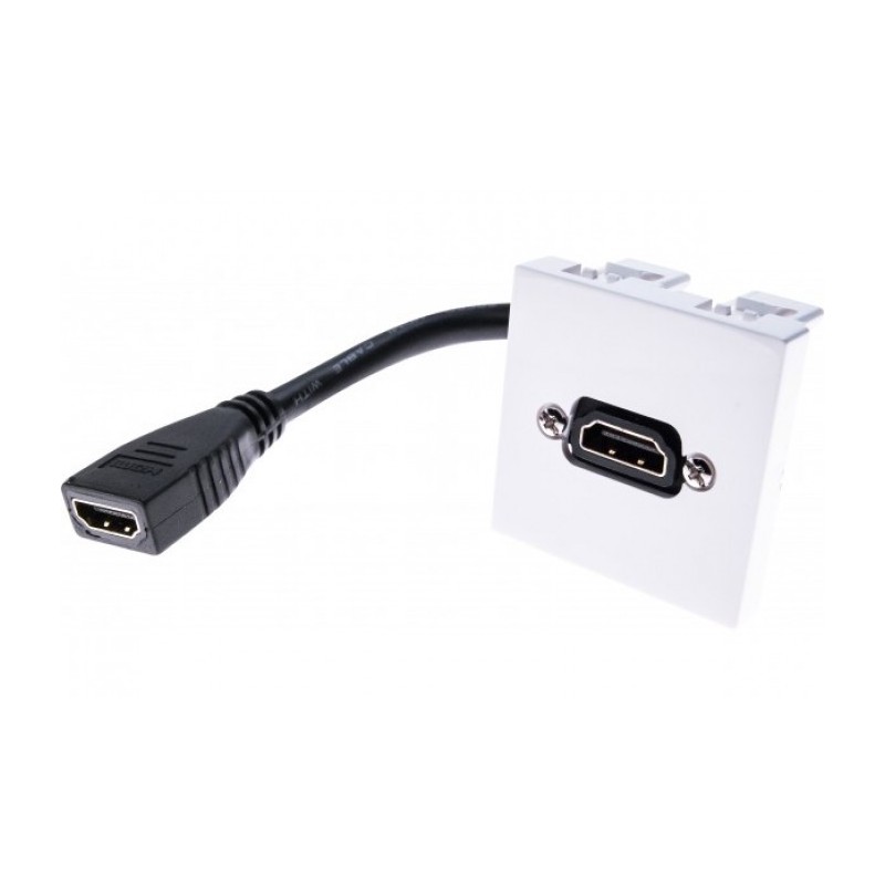 Plastron 45x45 HDMI F/F 20cm