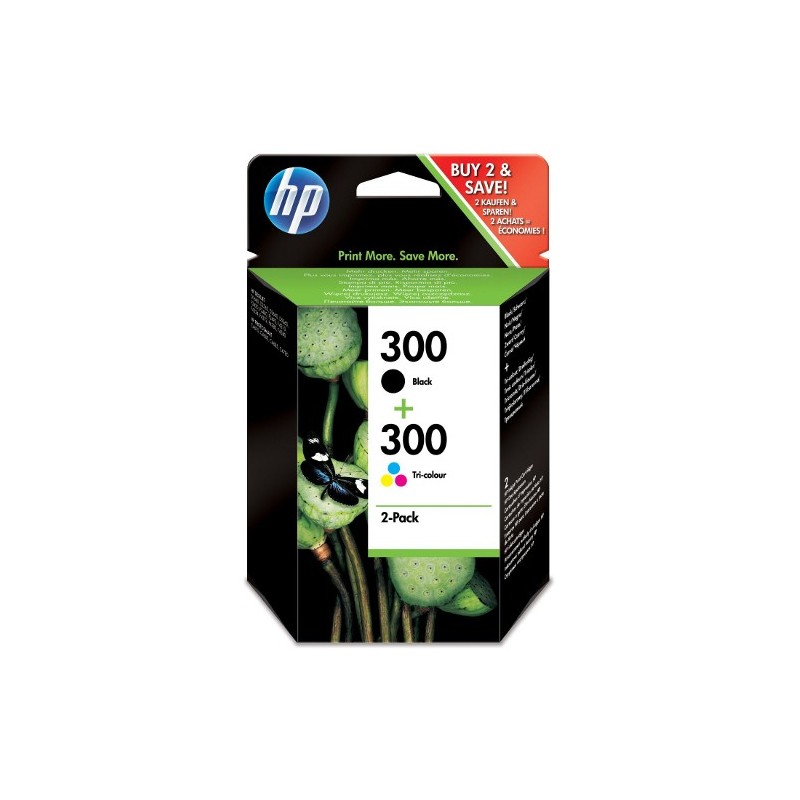 Pack cartouches HP n°300 BK+Color