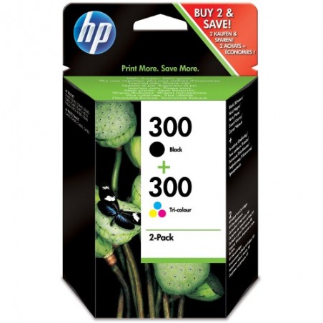 Pack cartouches HP n°300 BK+Color
