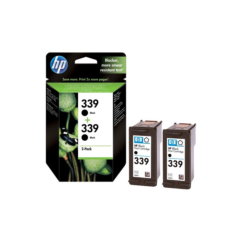 Cartouche HP n°339 Pack de 2 BK