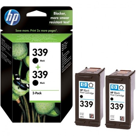 Cartouche HP n°339 Pack de 2 BK
