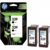 Cartouche HP n°339 Pack de 2 BK