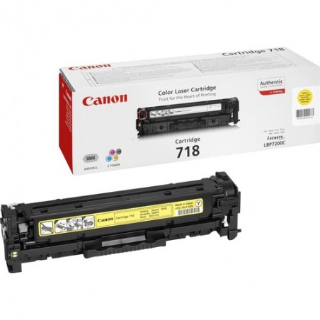 Toner Canon 718 Y 2900 pages