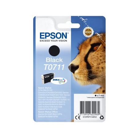 Cartouche EPSON Guépard T0711 BK