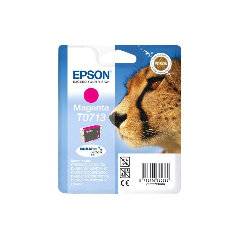 Cartouche EPSON Guépard T0713 M
