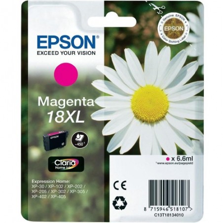 Cartouche EPSON 18XL Pâquerette Magenta