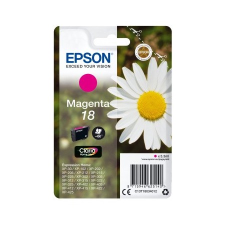 Cartouche EPSON 18 Pâquerette Magenta