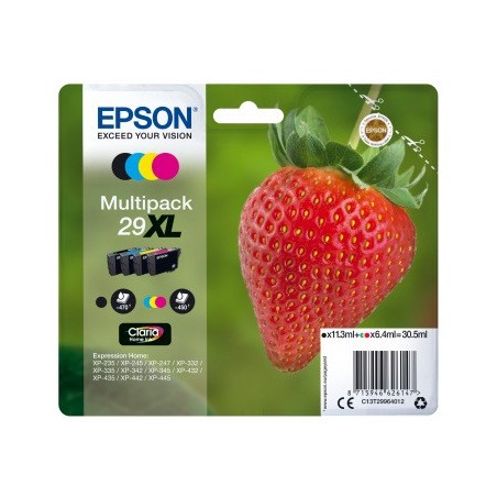 Cartouche Epson 29 XL Fraise Pack CMYBK