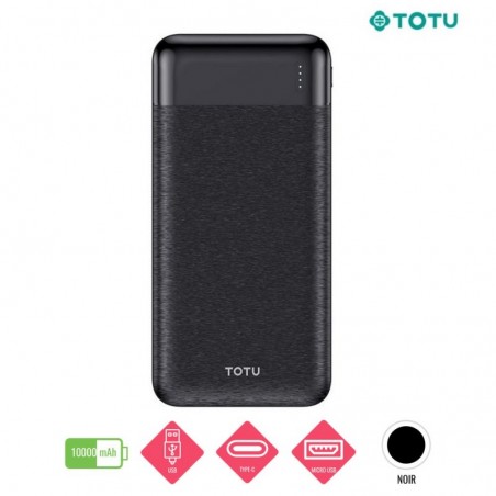 PowerBank TOTU 20 000mAh noir