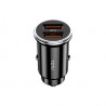 Chargeur allume cigare TOTU 2x USB 5V 9V 27W