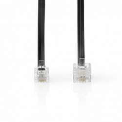 Cordon RJ11 vers RJ45 5m noir