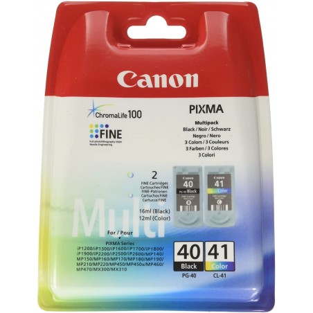 Pack cartouches Canon PG-40 + CL-41
