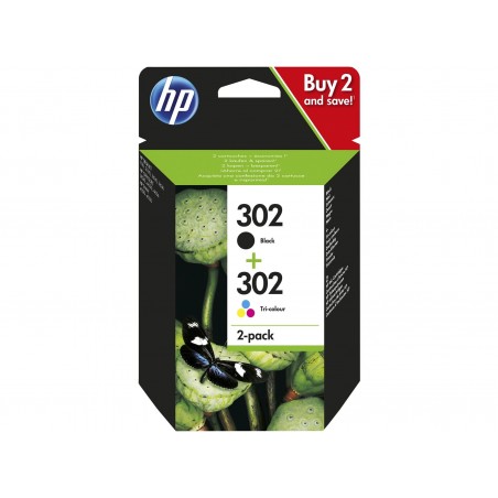 Cartouche HP 302 Noir + Couleur