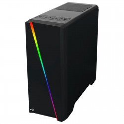 Boitier ATX AeroCool Cylon RGB avec panneau vitré (Noir)