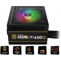 Alimentation Gamdias Kratos P1-650G RGB 650W 80+ Gold