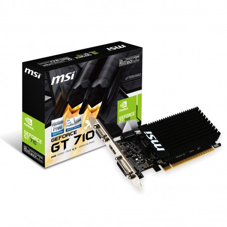 Carte graphique MSI GT710 2GD3H 2Go LP DVI VGA HDMI