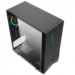 Boitier ATX Xigmatek Eros RGB noir avec panneau vitré