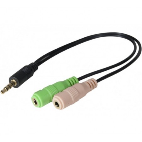 Adaptateur Dexlan microphone casque vers jack 3.5mm CTIA