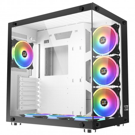 Boitier ATX Xigmatek Aquarius Plus RGB blanc