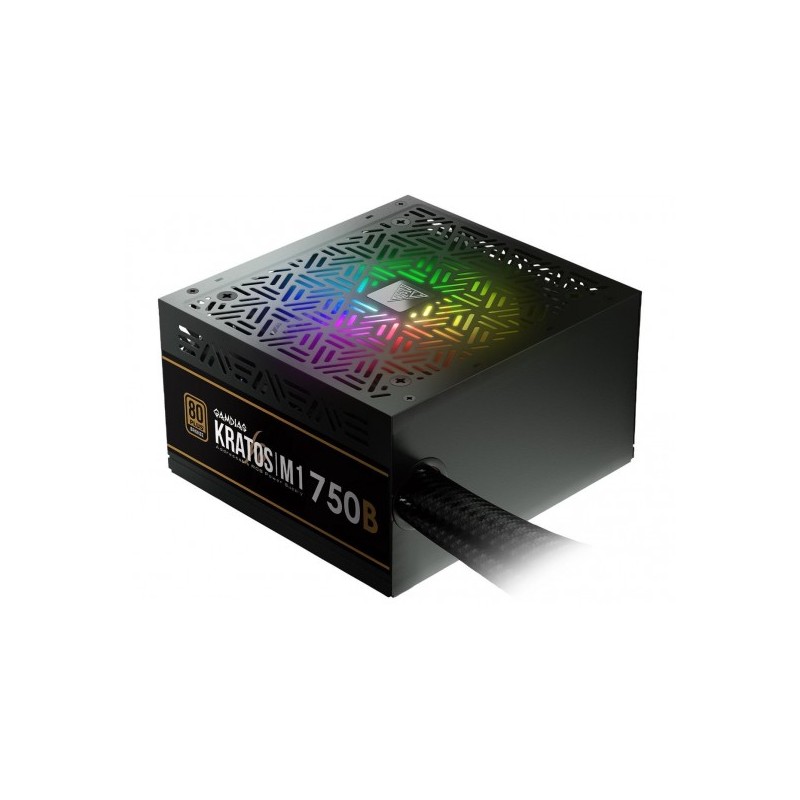 Alimentation Gamdias Kratos M1-750B RGB 750W 80+ Bronze