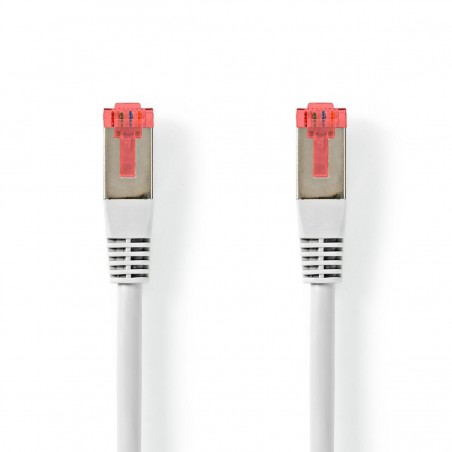 Cordon RJ45 Cat. 6 S/FTP 10m blanc