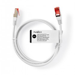 Cordon RJ45 Cat. 6 S/FTP 10m blanc