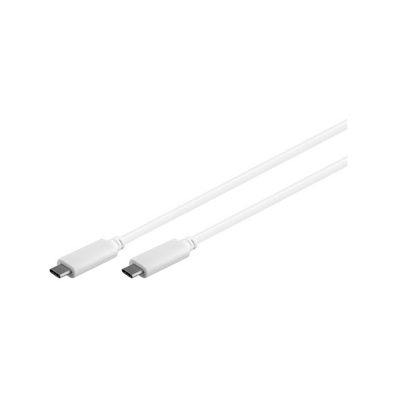 Câble Goobay USB3.2 USB-C 1m blanc