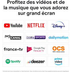 Google Chromecast noir