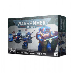 Warhammer 40,000 : Space Marines: Set Intercessors d'Assaut + Peinture