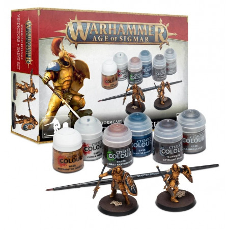 Warhammer Age Of Sigmar : Vindictors Éternels de l'Orage + Set de Peinture