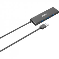 HUB USB 3.1 Emtec 4 ports Ultra Slim noir