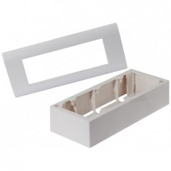 Boitier complet saillie 3x 45x45