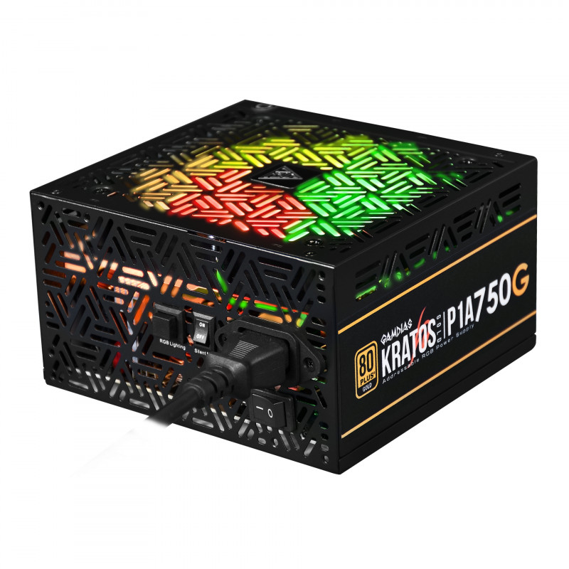 Alimentation Gamdias Kratos P1A-750G RGB 750W 80+ Gold