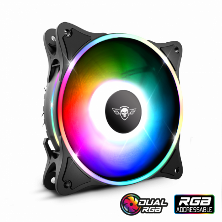 Ventilateur boîtier Spirit Of Gamer AirForce Dual 120mm ARGB