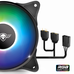 Ventilateur boîtier Spirit Of Gamer AirForce Central 120mm ARGB