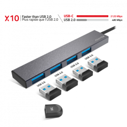 HUB USB-C Advance Xpand Smart 4x USB 3.0