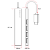 HUB USB-C Advance Xpand Smart 4x USB 3.0
