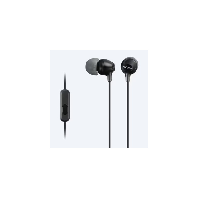 Écouteurs jack 3.5mm avec micro Sony MDR-EX15AP noir