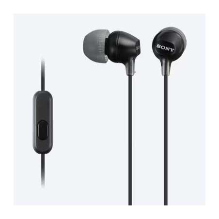Écouteurs jack 3.5mm avec micro Sony MDR-EX15AP noir