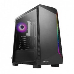 Boitier ATX Antec NX220 RGB noir avec panneau vitré