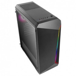 Boitier ATX Antec NX220 RGB noir avec panneau vitré