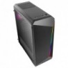Boitier ATX Antec NX220 RGB noir avec panneau vitré