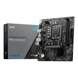 Carte Mère MSI Pro H610M-E DDR5 (Intel LGA 1700) Micro ATX