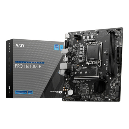 Carte Mère MSI Pro H610M-E DDR5 (Intel LGA 1700) Micro ATX