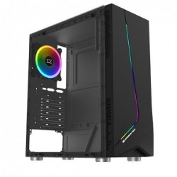 Boitier ATX Xigmatek Eros RGB noir avec panneau vitré